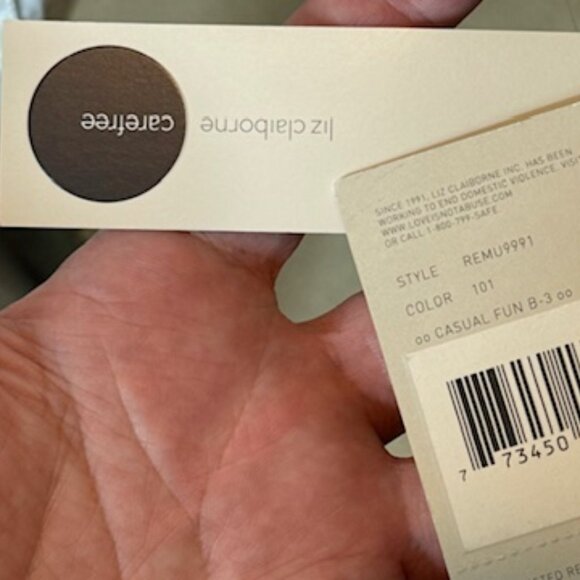 Liz Claiborne Carefree White Jacket, Size L NWT - Picture 6 of 6